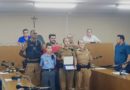 A soldado Hilana é homenageada na Câmara municipal A soldado Hilana é homenageada na Câmara municipal